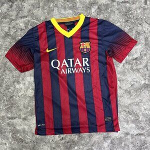 Nike FC Barcelona Home Jersey Size S FCB #8 Iniesta